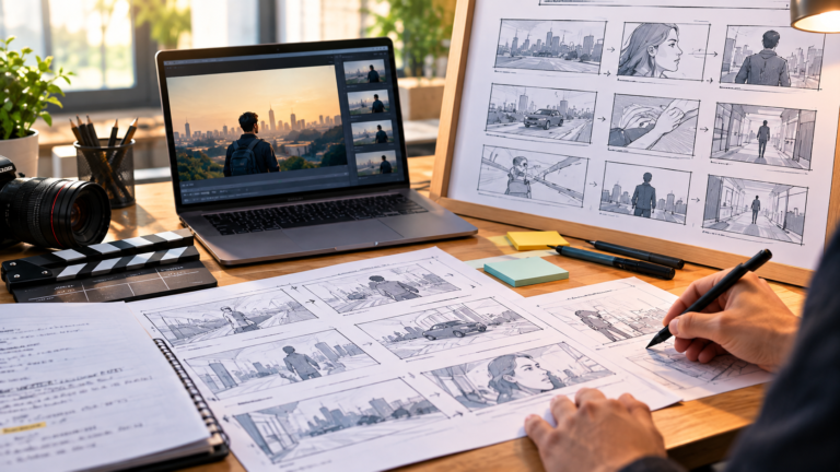Translating Scripts into Visual Storyboards